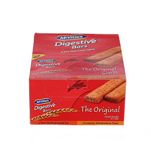 Mcvities Digestive Bar Original 30gm × 24'S