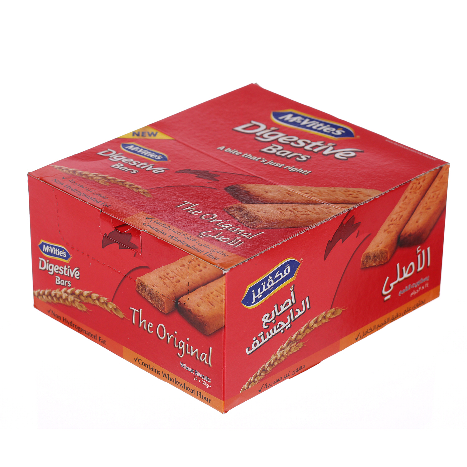 Mcvities Digestive Bar Original 30gm × 24'S