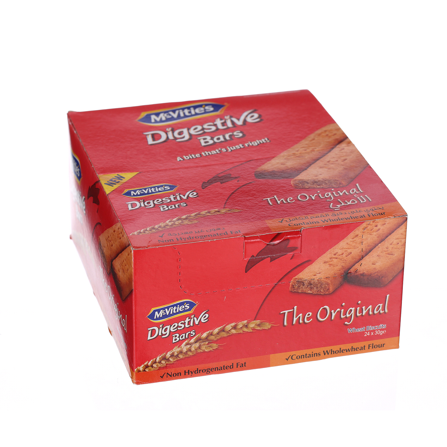 Mcvities Digestive Bar Original 30gm × 24'S