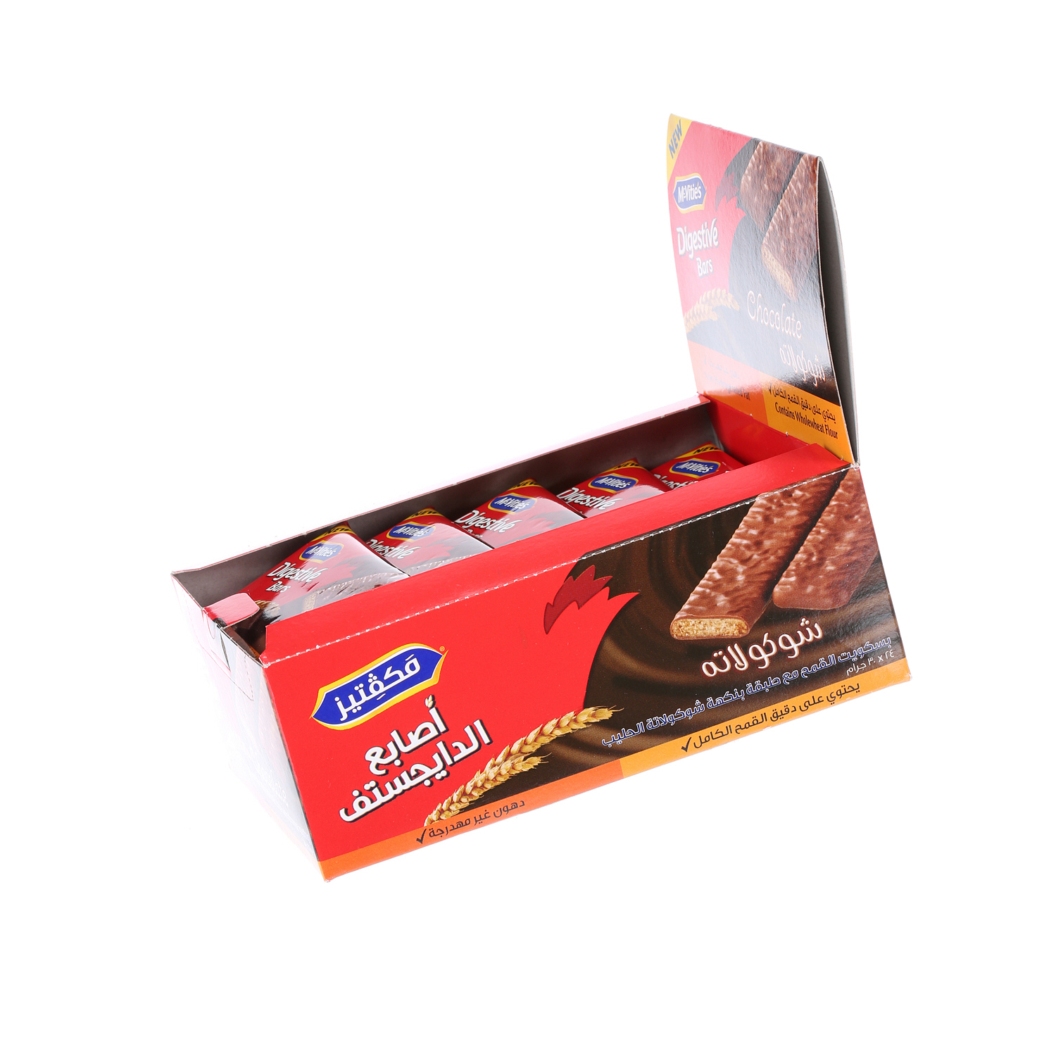 Mcvities Digestive Bar Choco 30gm × 24'S