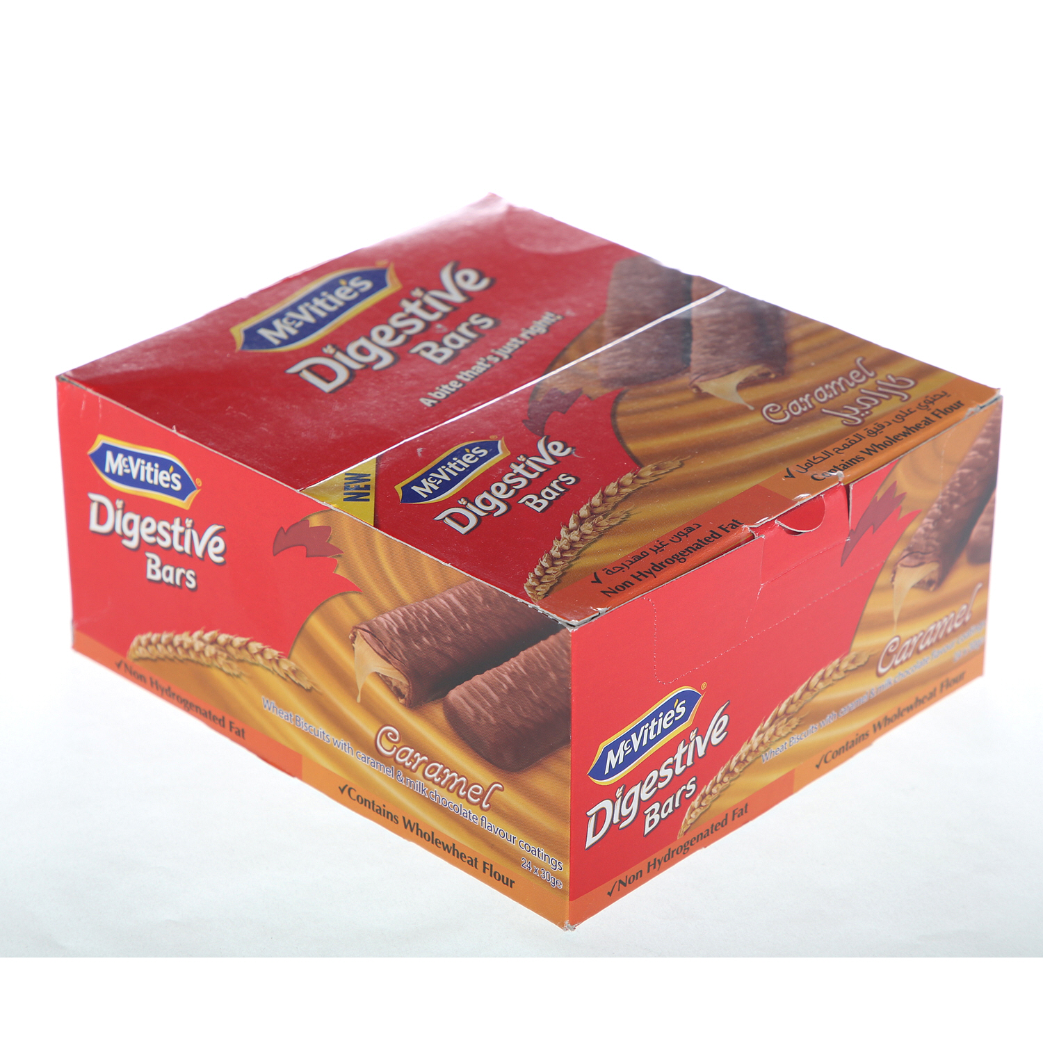 Mcvities Digestive Bar Caramel 30gm × 24'S