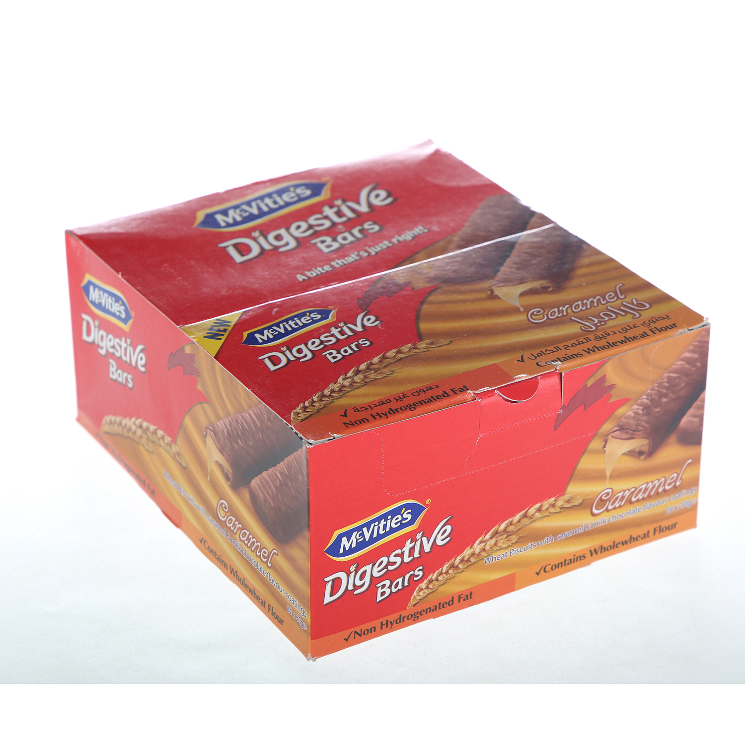 Mcvities Digestive Bar Caramel 30gm × 24'S