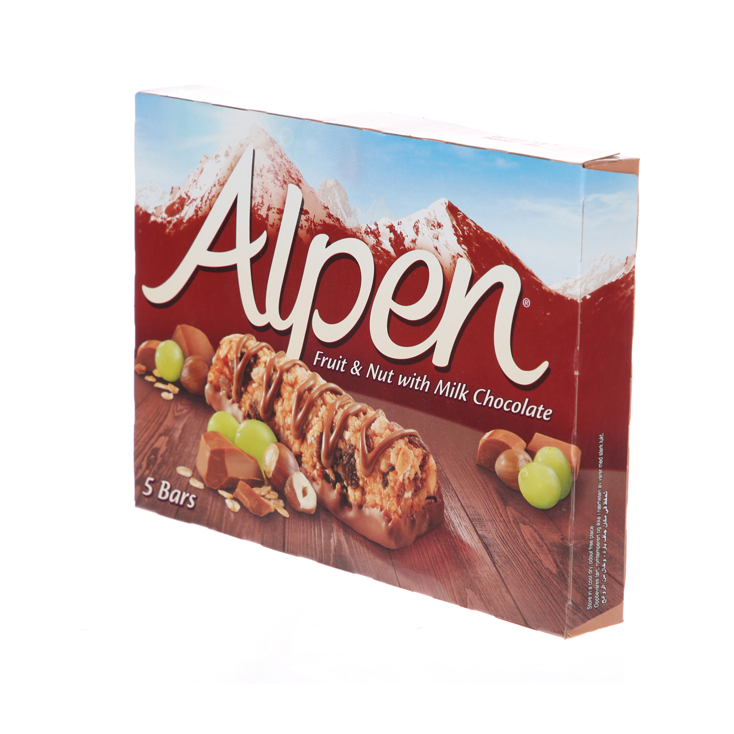 Alpen Bar Fruit & Nut Chocolate 29 g × 5 Pieces