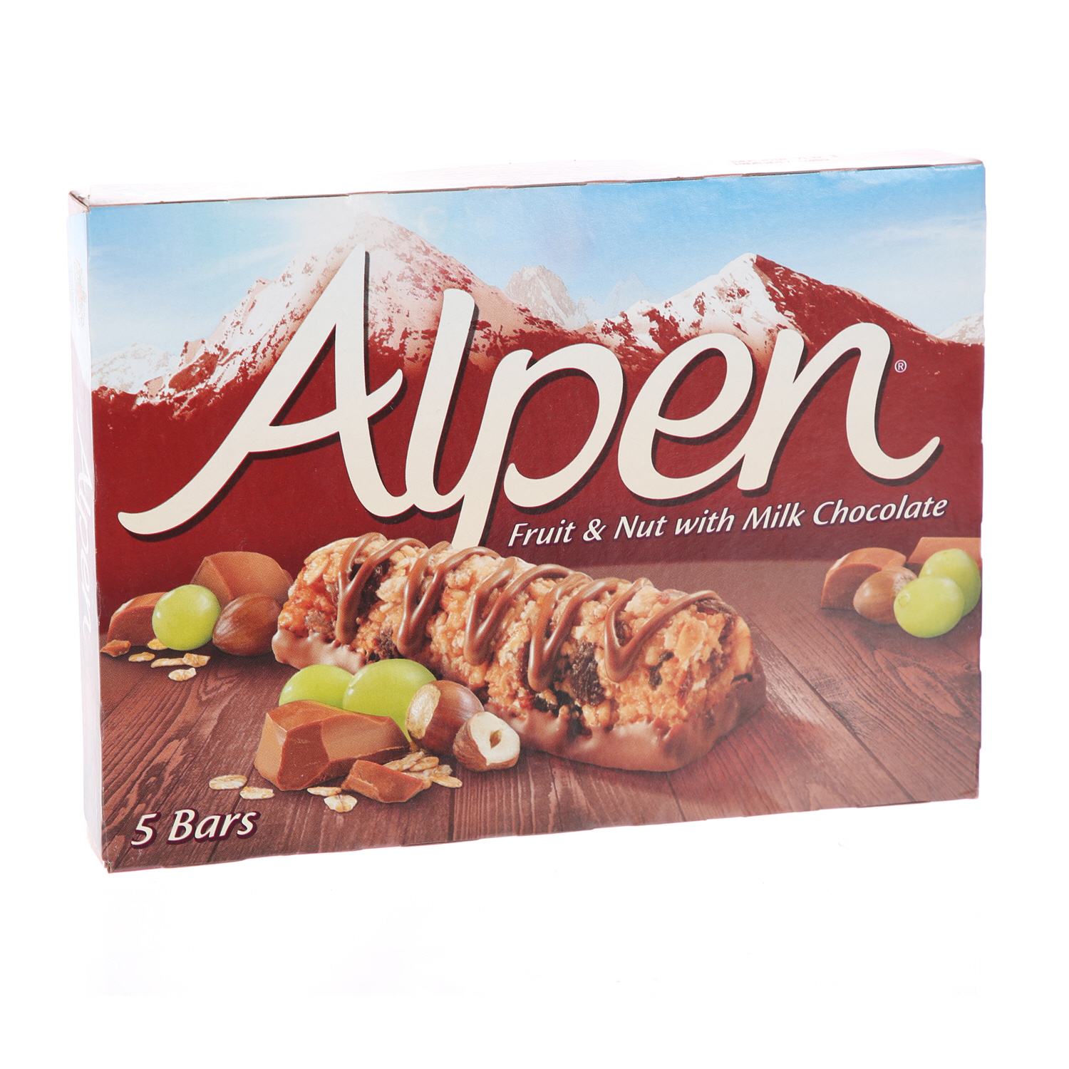 Alpen Bar Fruit & Nut Chocolate 29 g × 5 Pieces