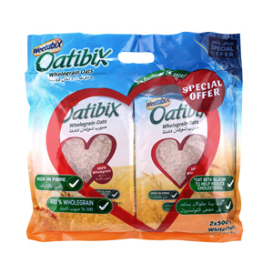 Oatibix Wholegrain Oats 2X500Gm