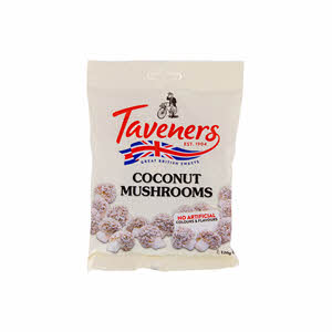 Taveners Coconut Mushrooms Candy 120gm Sharjah Co operative Society taveners-coconut-mushrooms-candy-120gm-sharjah-co-operative-society