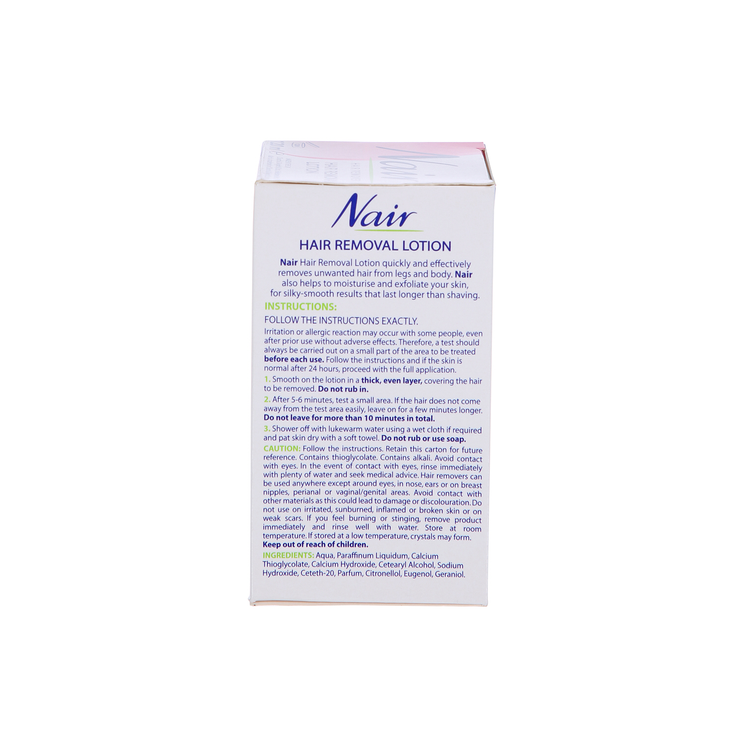 Nair Hair Remover Lotion Rose 120 ml