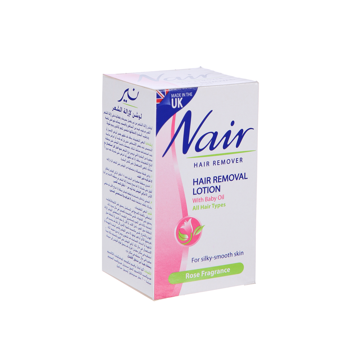 Nair Hair Remover Lotion Rose 120 ml