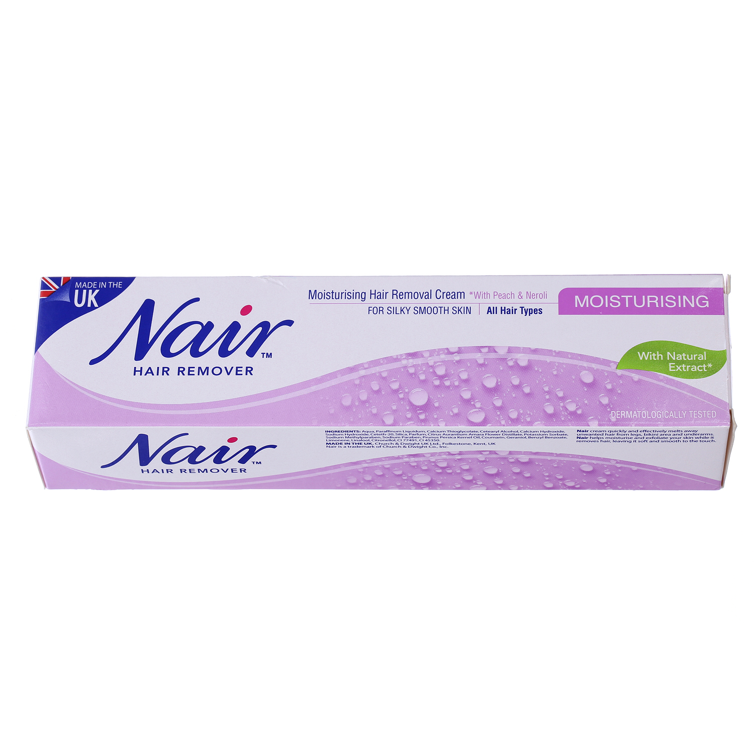 Nair Moisturising Hair Removal Cream with Peach & Neroli 110ml