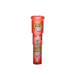 Bazooka Flip N Dip Blue Razz Flavoured Push Pop Candy 25 g