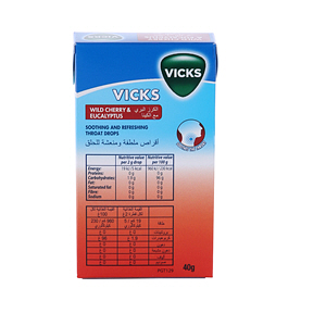 Vicks C Drops Cherry 40gm