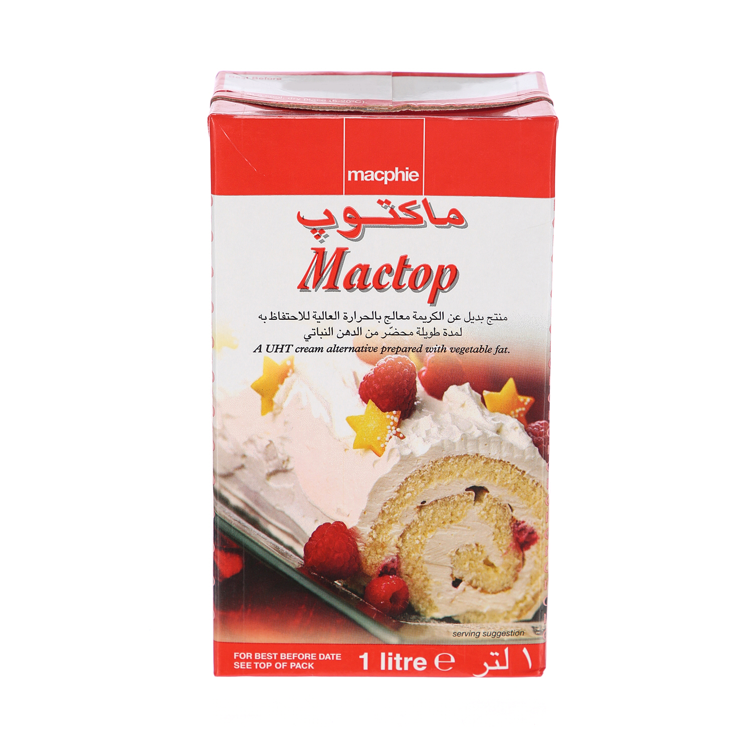 Mactop Whipping Cream Full Fat 1 L