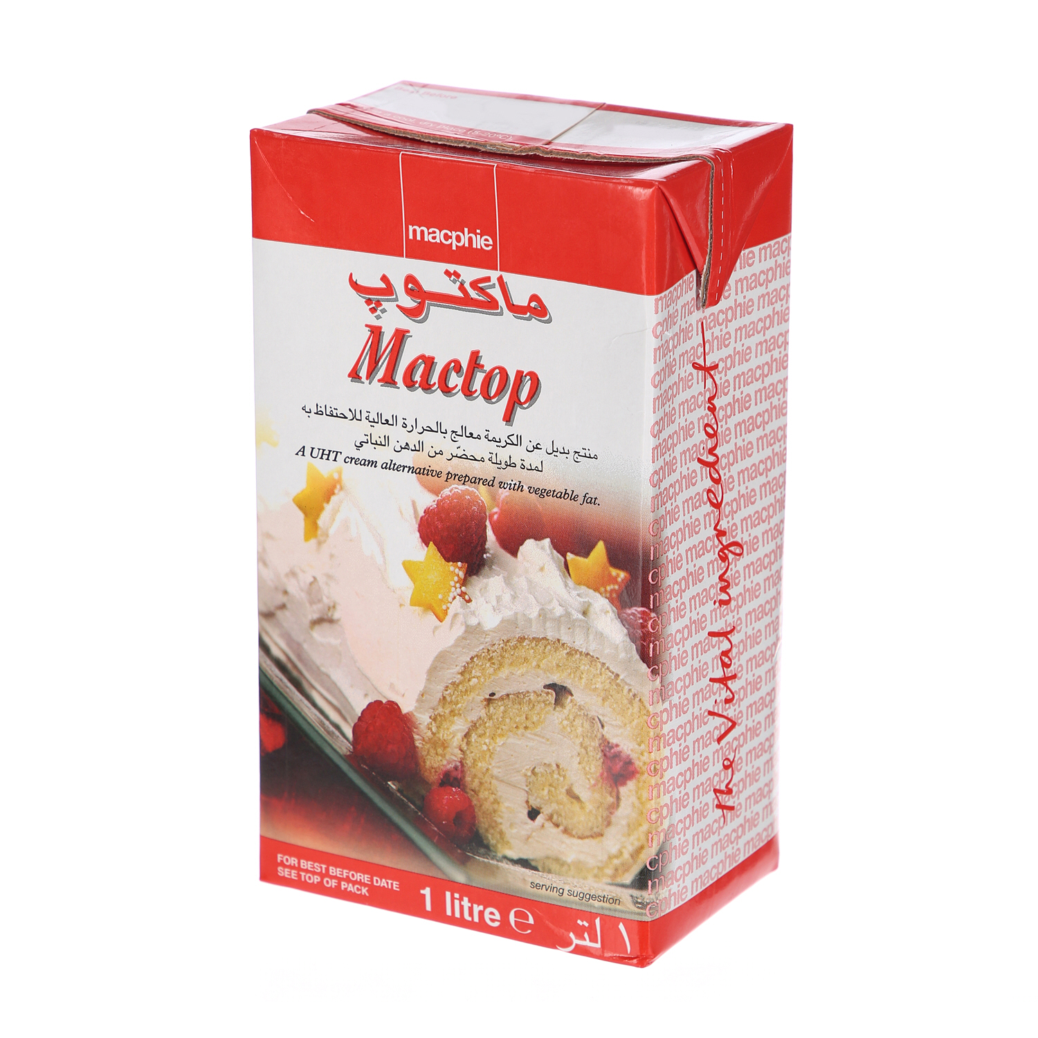 Mactop Whipping Cream Full Fat 1 L