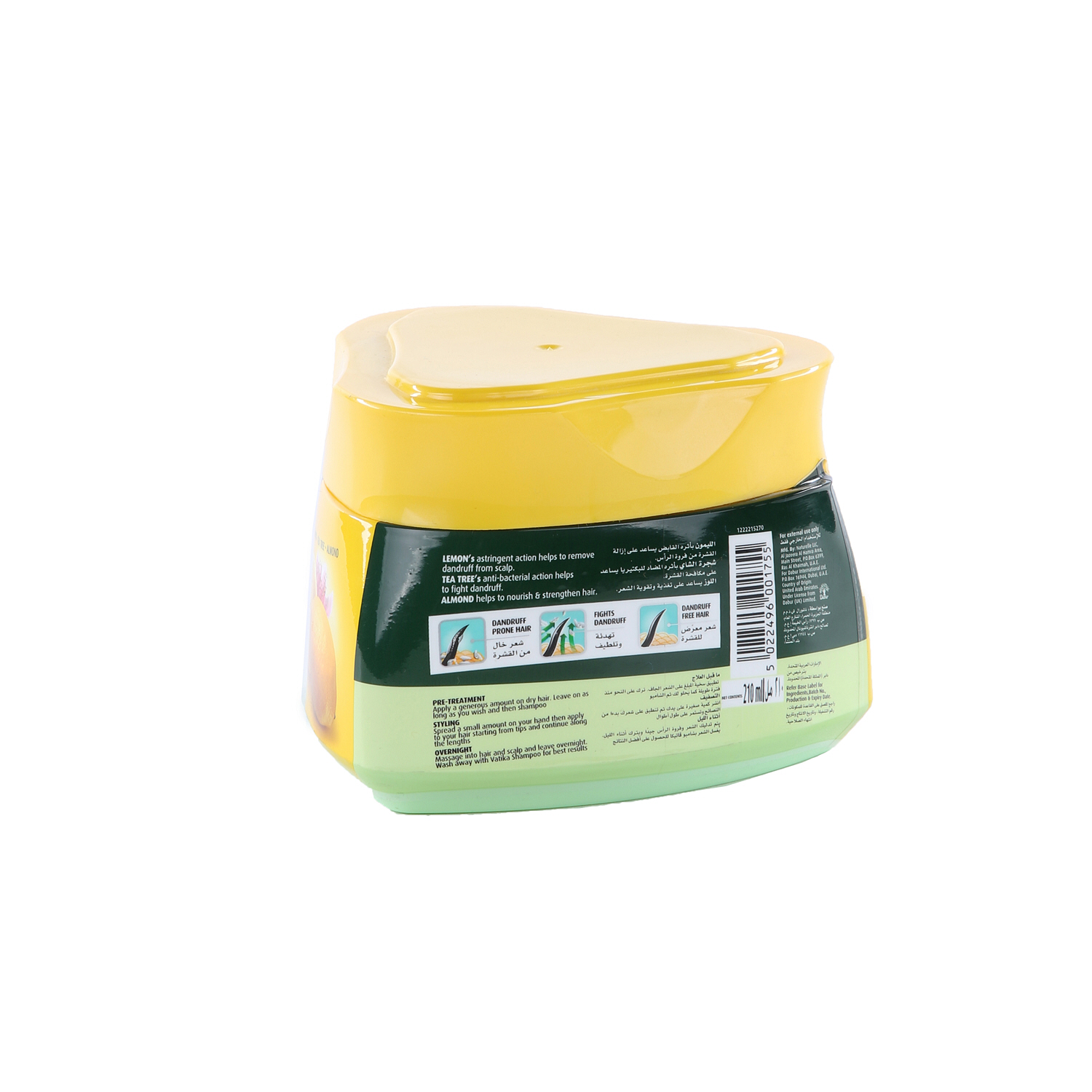 Dabur Vatika Hair Styling Cream Anti Dandruff Guard 210ml