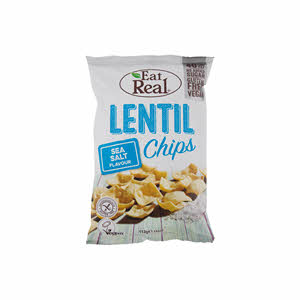 Eat Real Sea Salt Lentil Chips 113 g