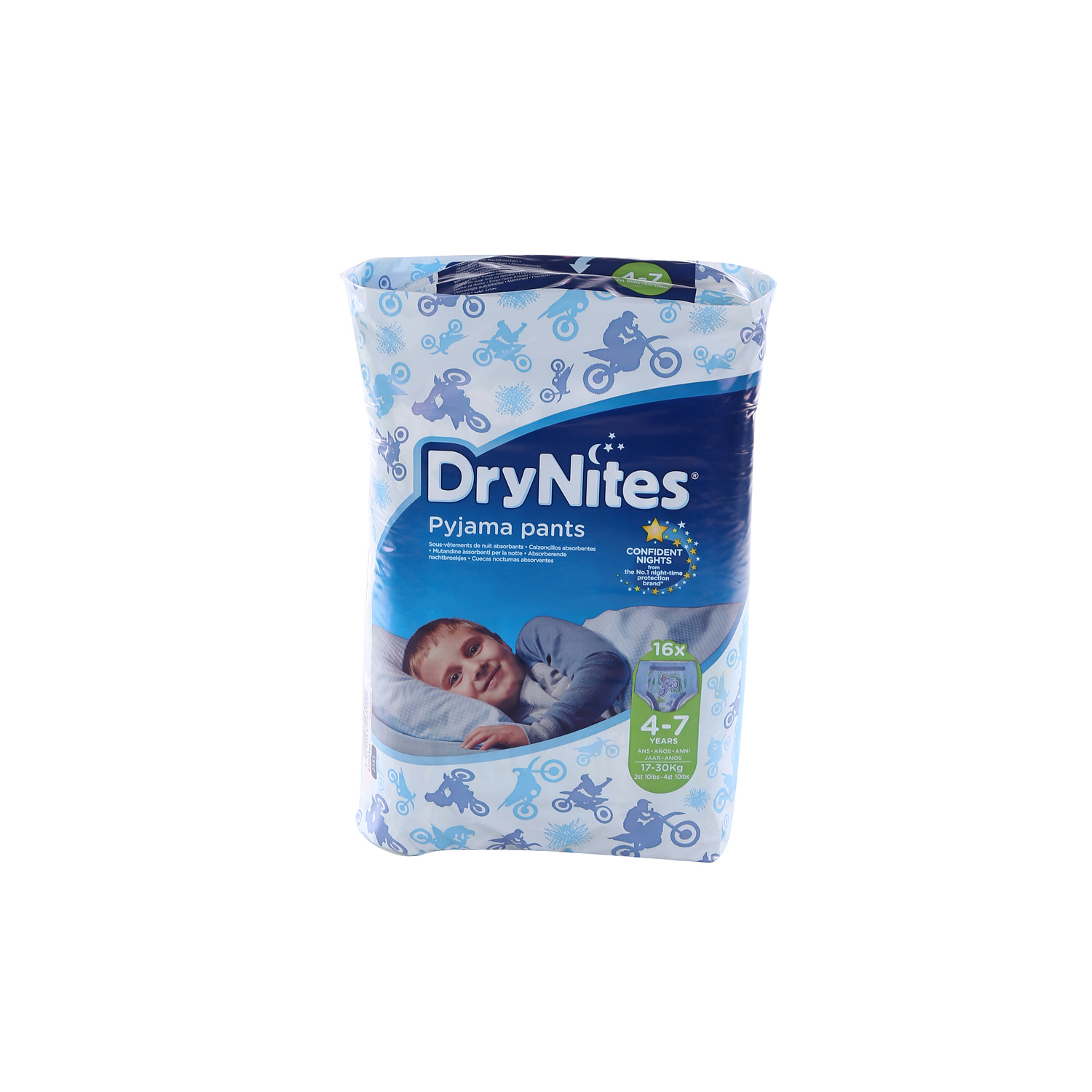 Huggies Drynites 4 To 7 Years Jumbo Boy 16 Pack