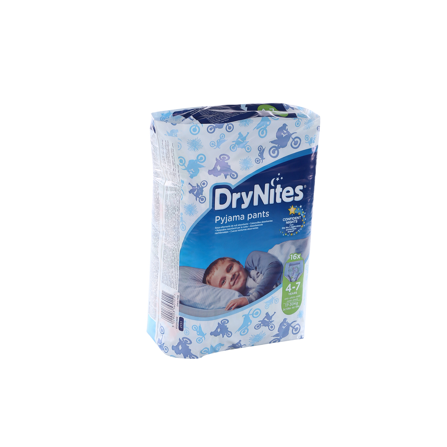 Huggies Drynites 4 To 7 Years Jumbo Boy 16 Pack