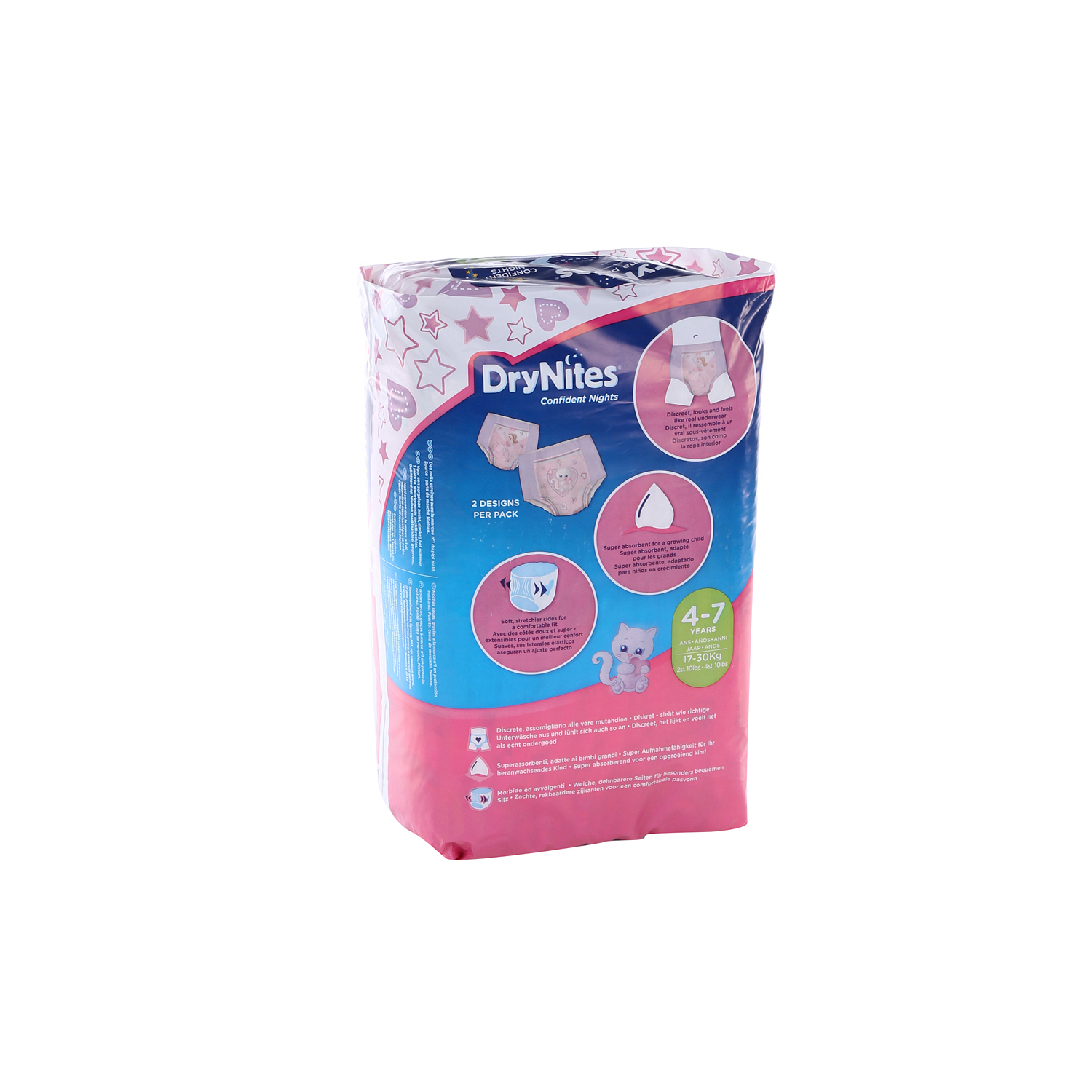 Huggies Drynites 4 To 7 Years Jumbo Girl 16 Pack