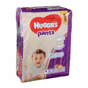 Huggies Extra Care Diaper Pants Size 4 9-14 Kg White 36 Diapers