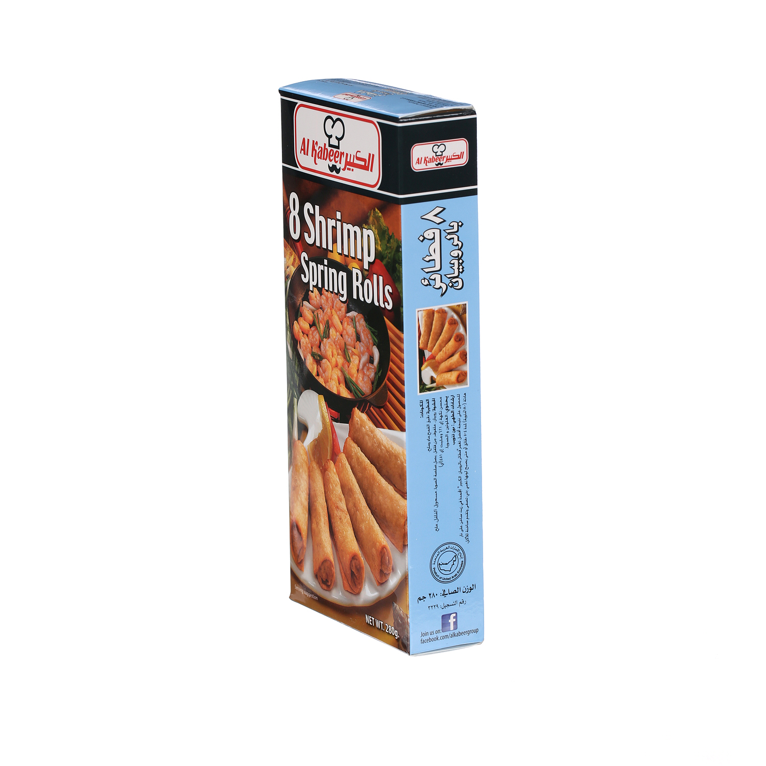 Al Kabeer Shrimps Spring Roll 240 g