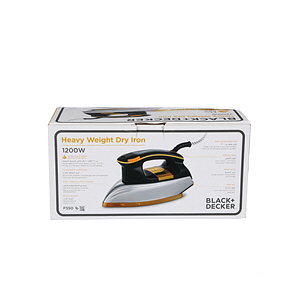 Black + Decker Dry Iron Heavy Weight 1200W