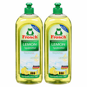 Frosch Dishwash Liquid Lemon 750ml x 2PCS