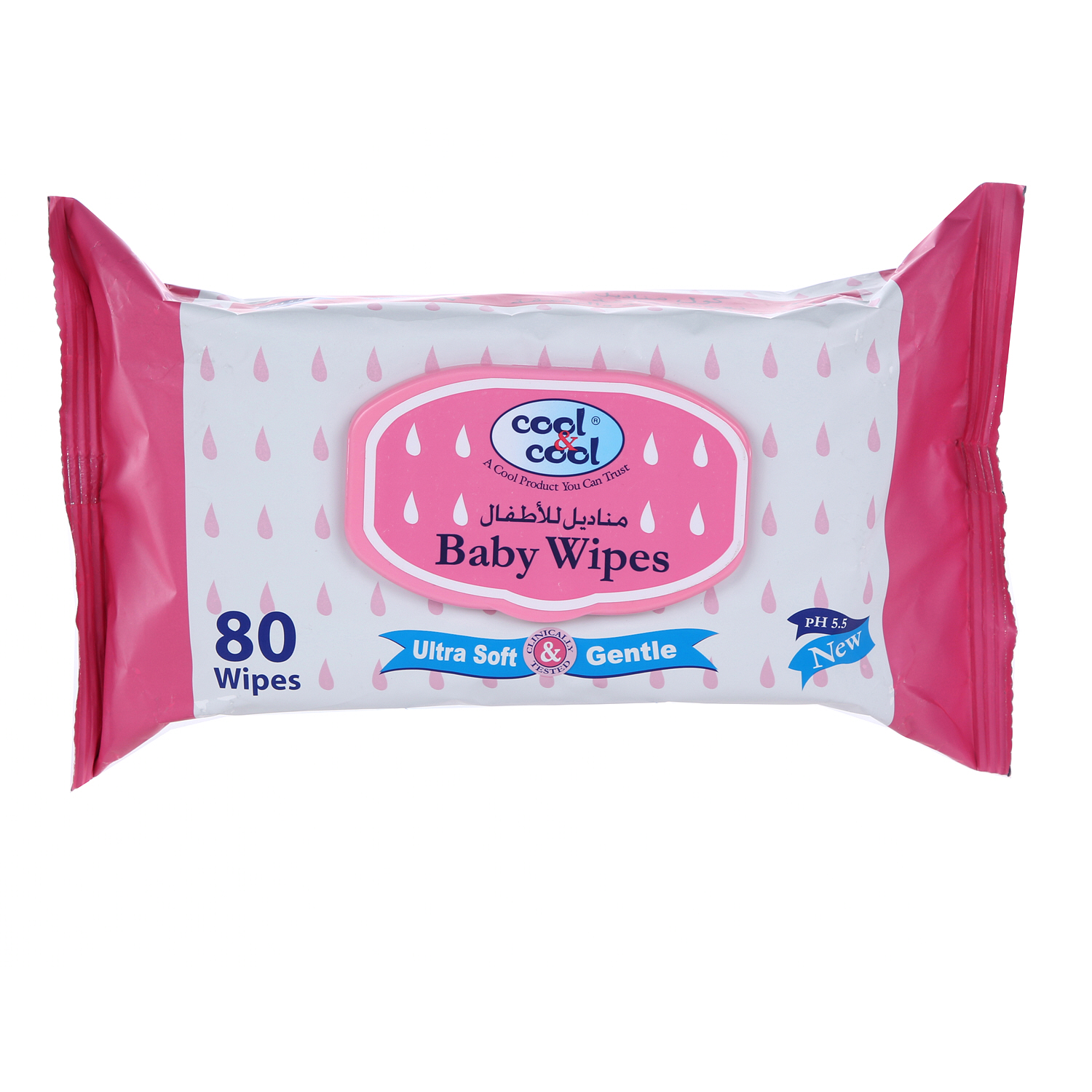 Cool & Cool Regular Baby 80 Wipes