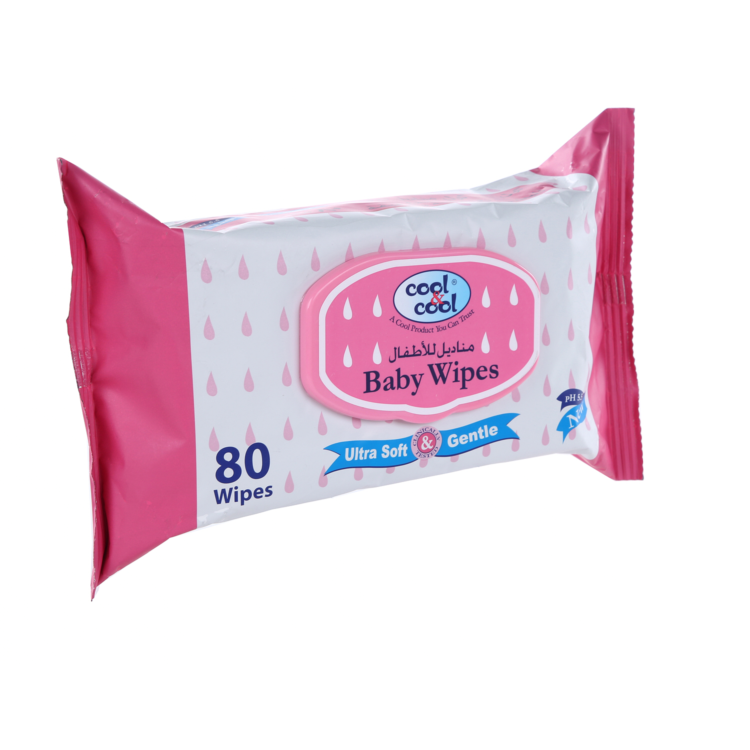 Cool & Cool Regular Baby 80 Wipes