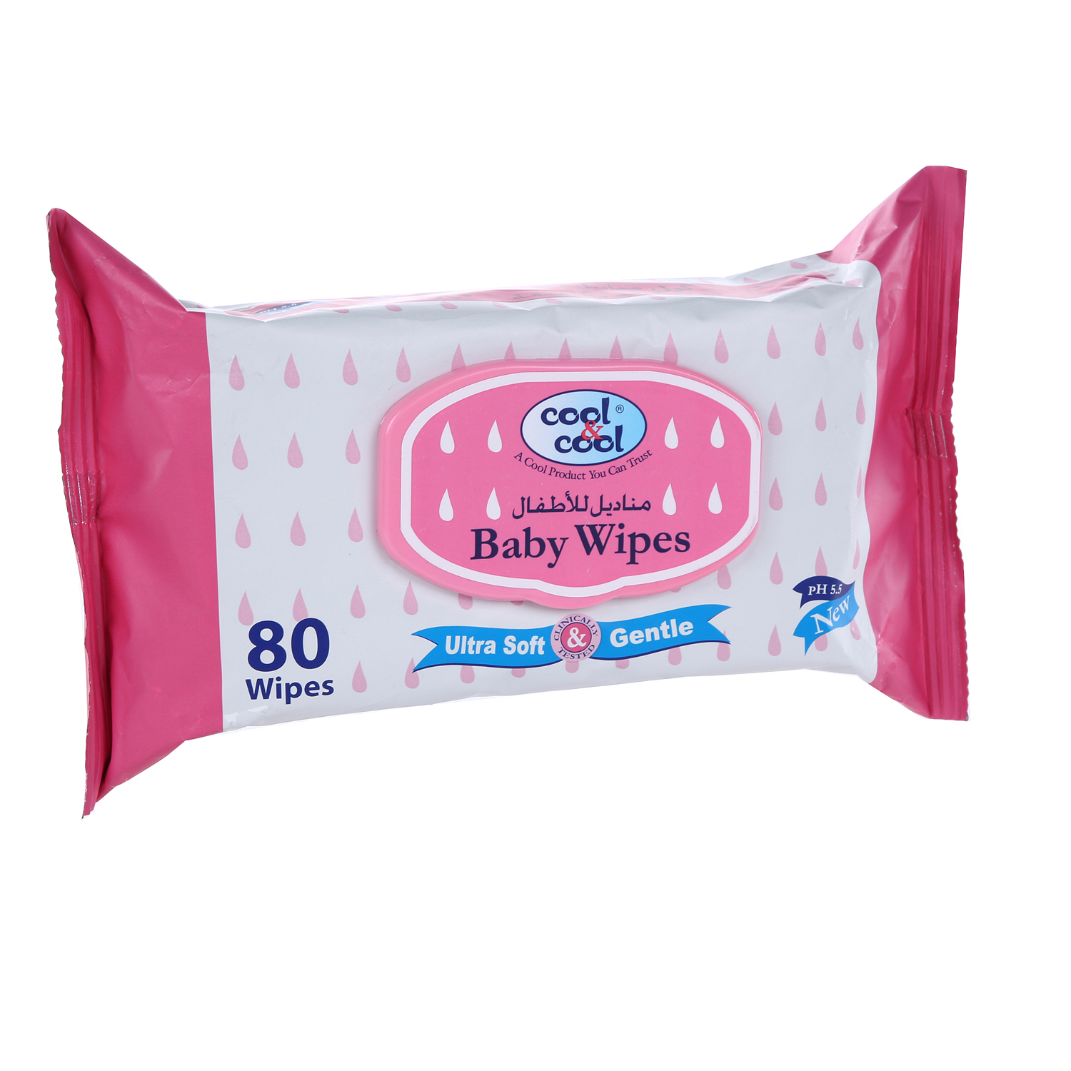 Cool & Cool Regular Baby 80 Wipes