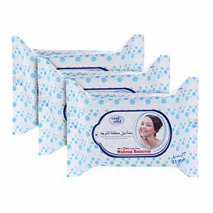 Cool&Cool Make Up Remover Tissue 33'S 2+1