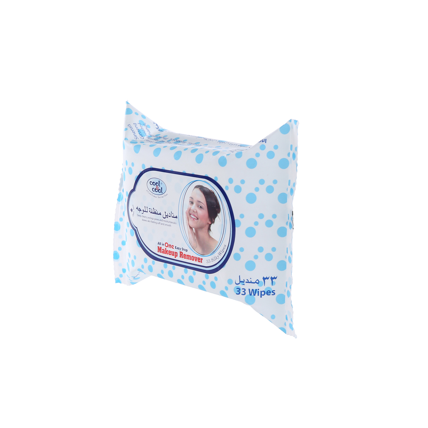 Cool & Cool Makeup Remover Tissue 33 Wipes