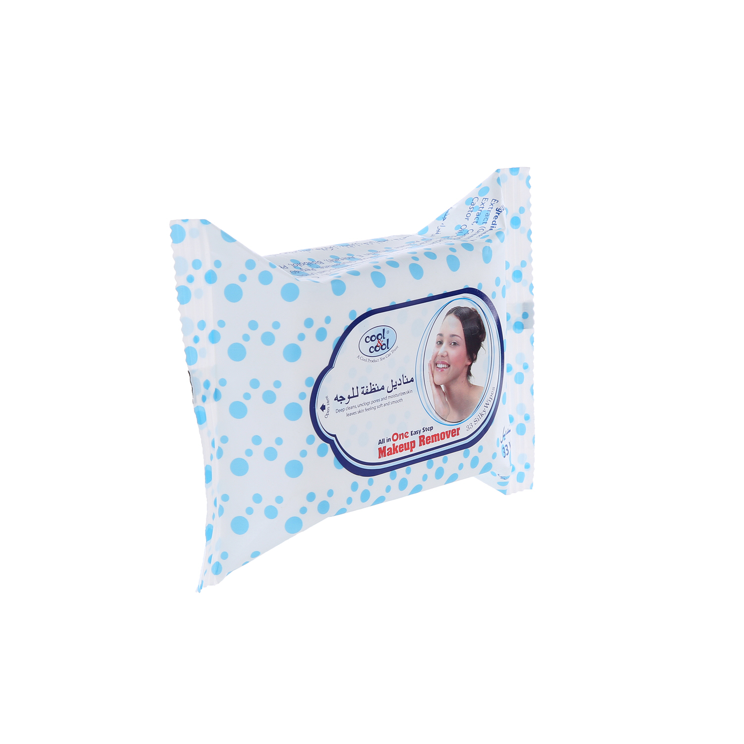 Cool & Cool Makeup Remover Tissue 33 Wipes