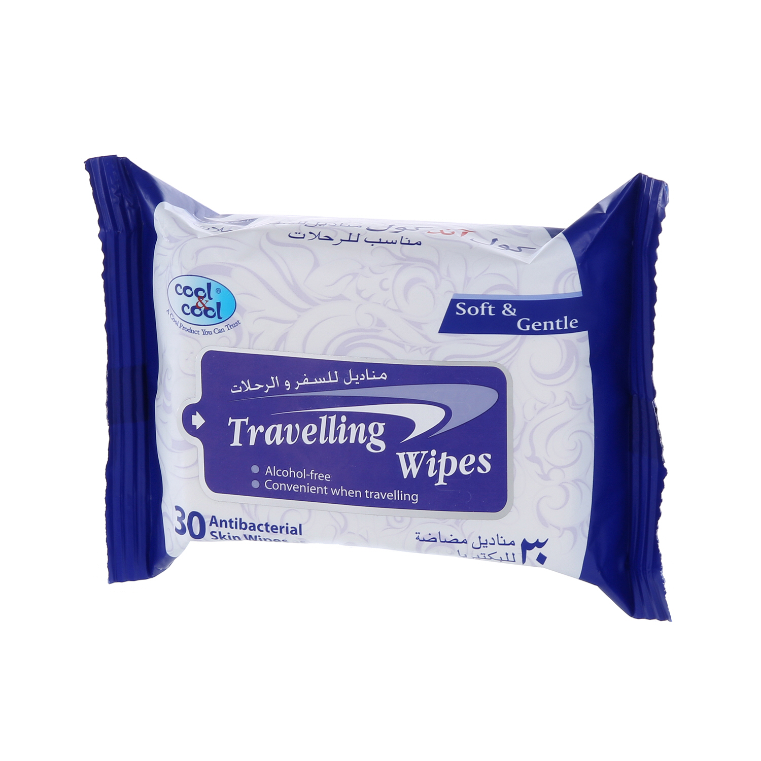 Cool & Cool Travel 30 Wet Wipes