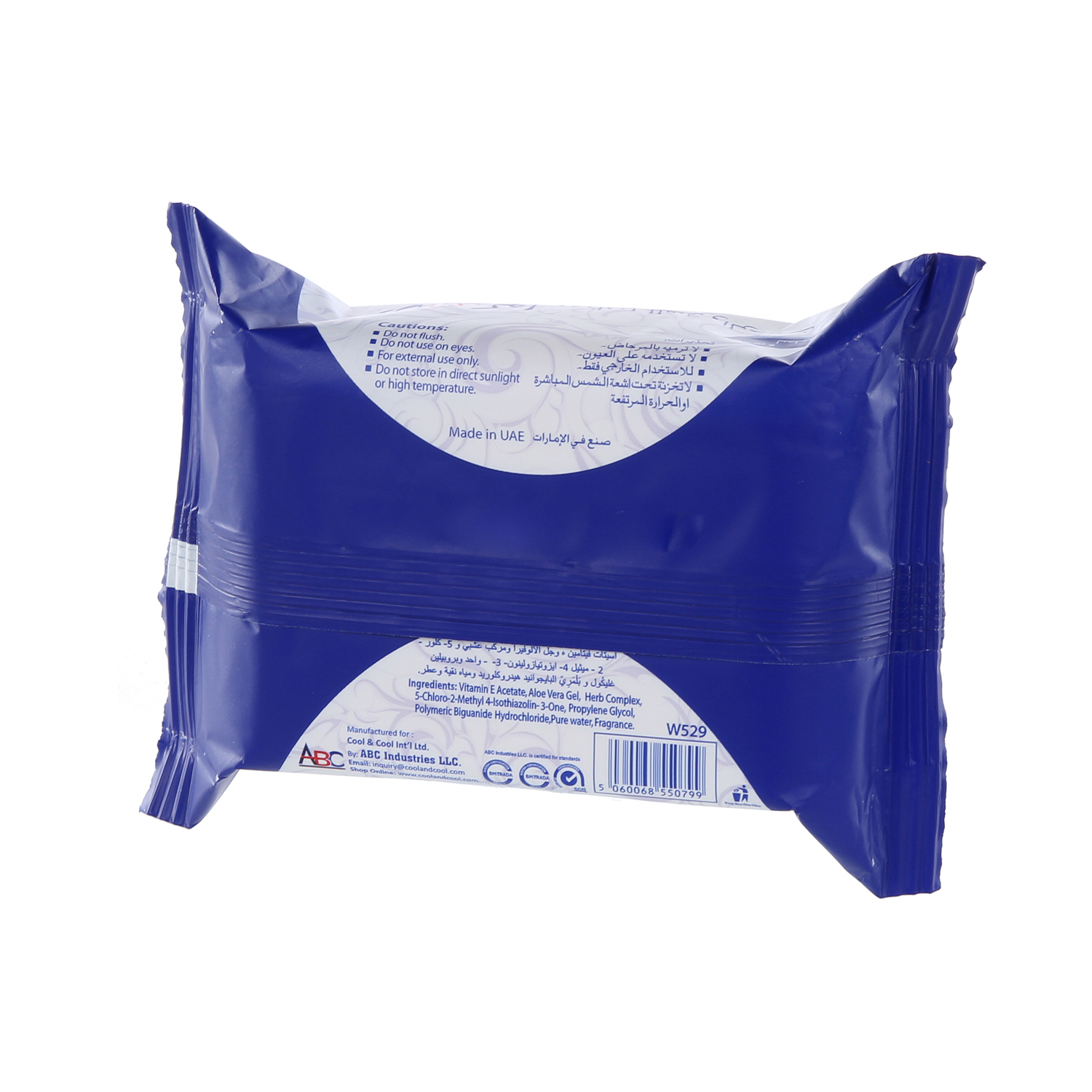 Cool & Cool Travel 30 Wet Wipes