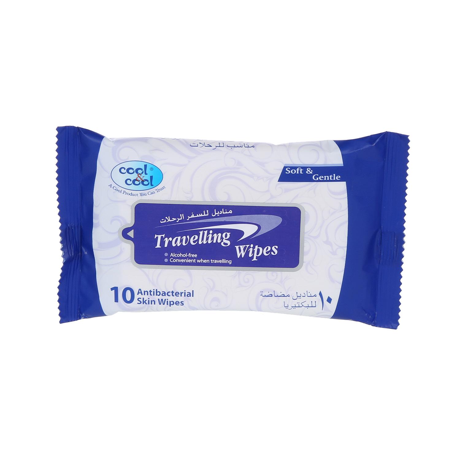 Cool & Cool Travelling Wipes 10 Wipes