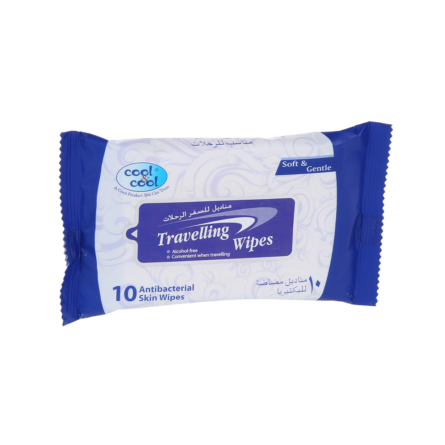 Cool & Cool Travelling Wipes 10 Wipes