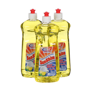 U & Me Sun Shine Dish Wash Liquid 750ml × 3PCS