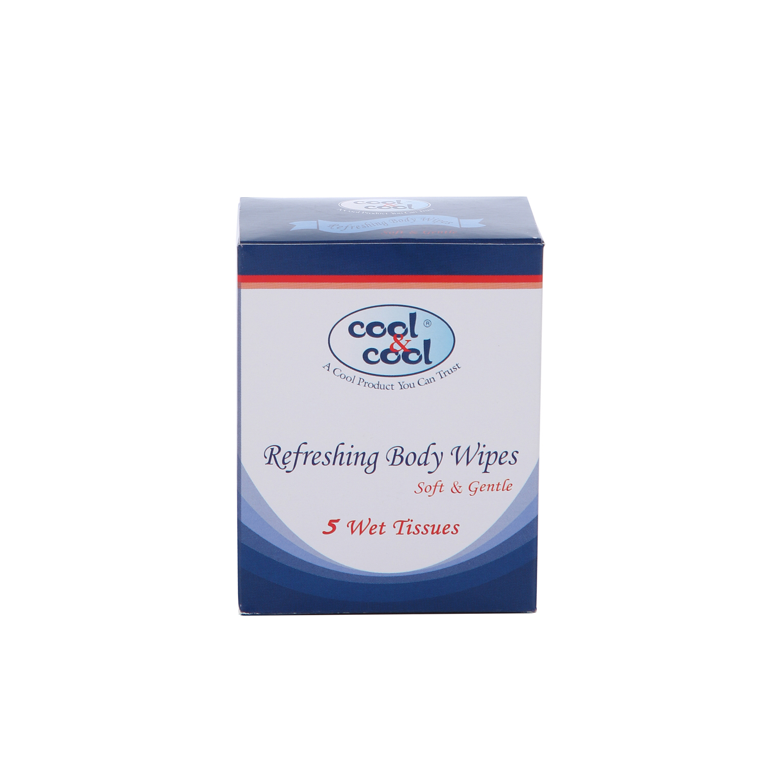 Cool & Cool Refreshing Body Wipes 5 Wipes