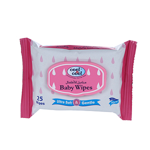 Cool & Cool Baby Wipes 25'S