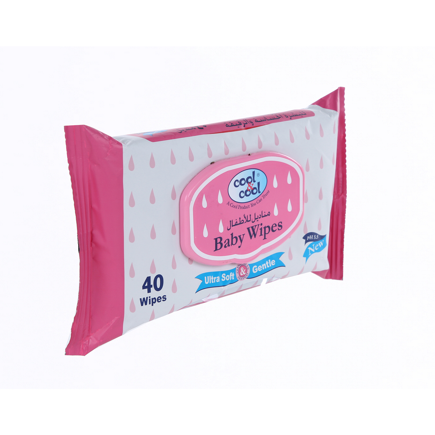 Cool & Cool Regular Baby 40 Wipes