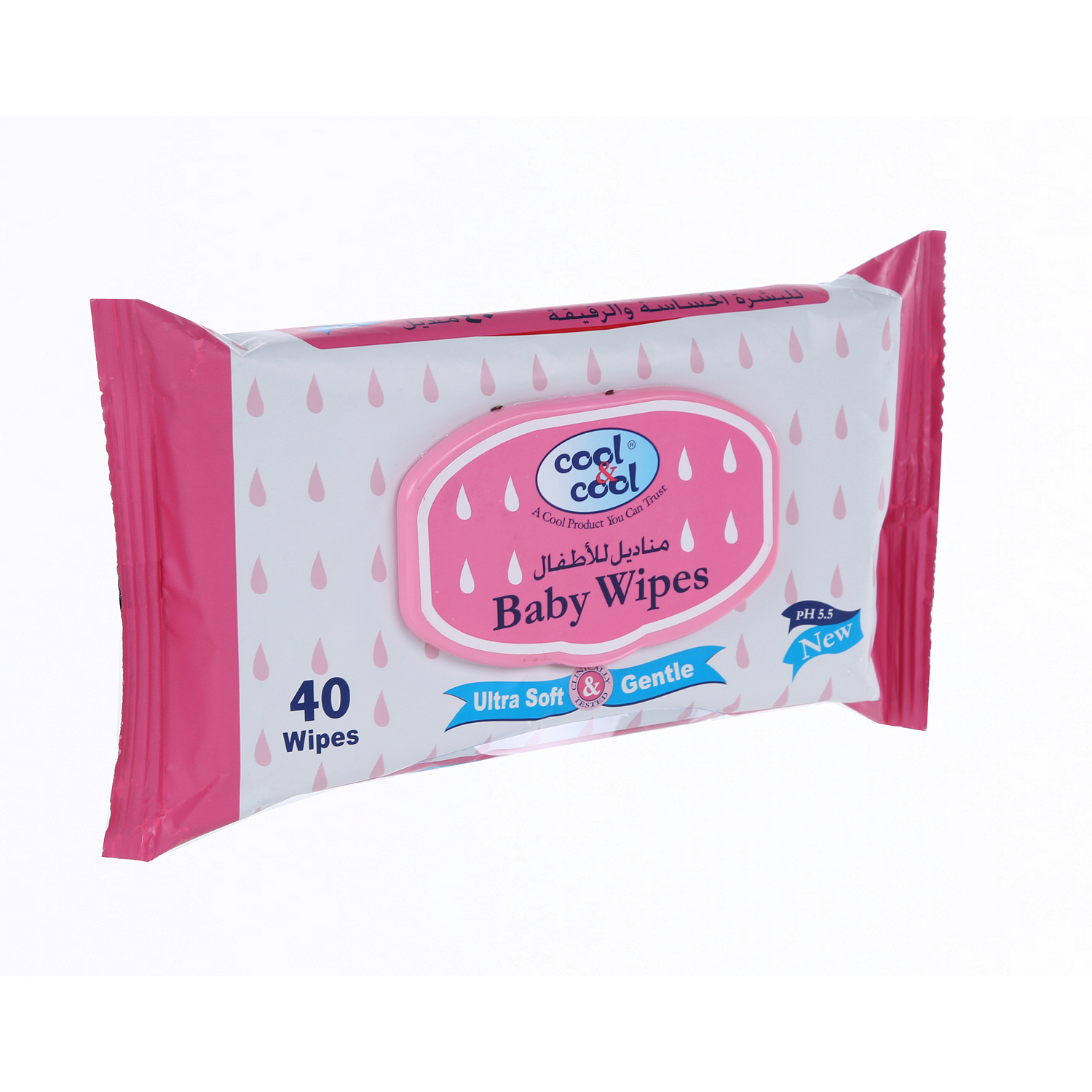 Cool & Cool Regular Baby 40 Wipes