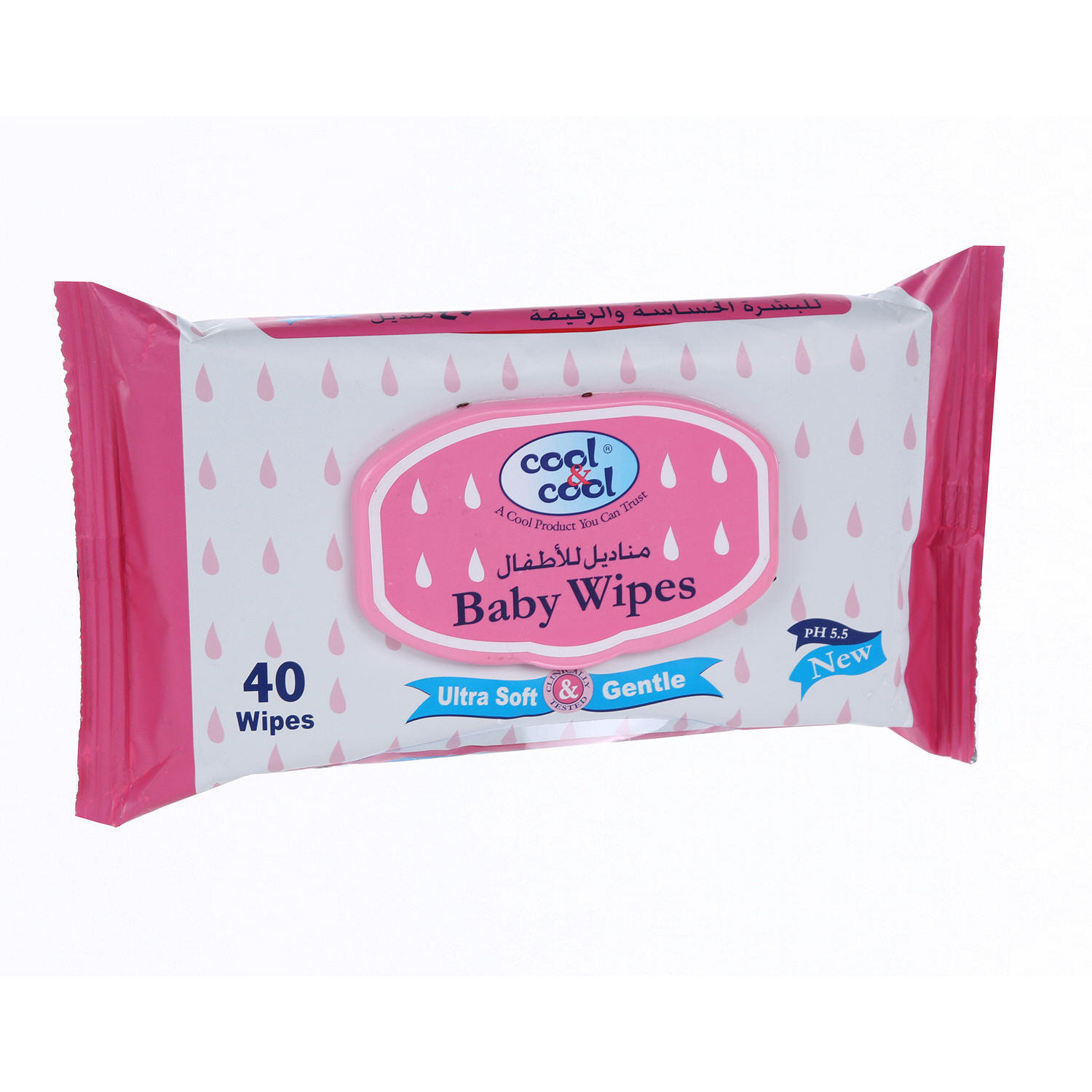 Cool & Cool Regular Baby 40 Wipes