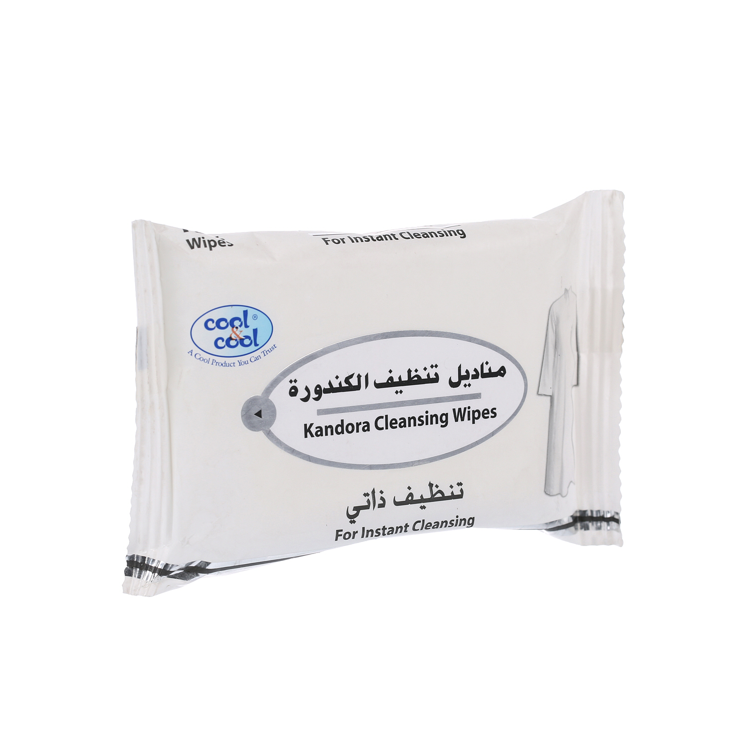 Cool & Cool Kandora Cleansing Wipes 15 Pack