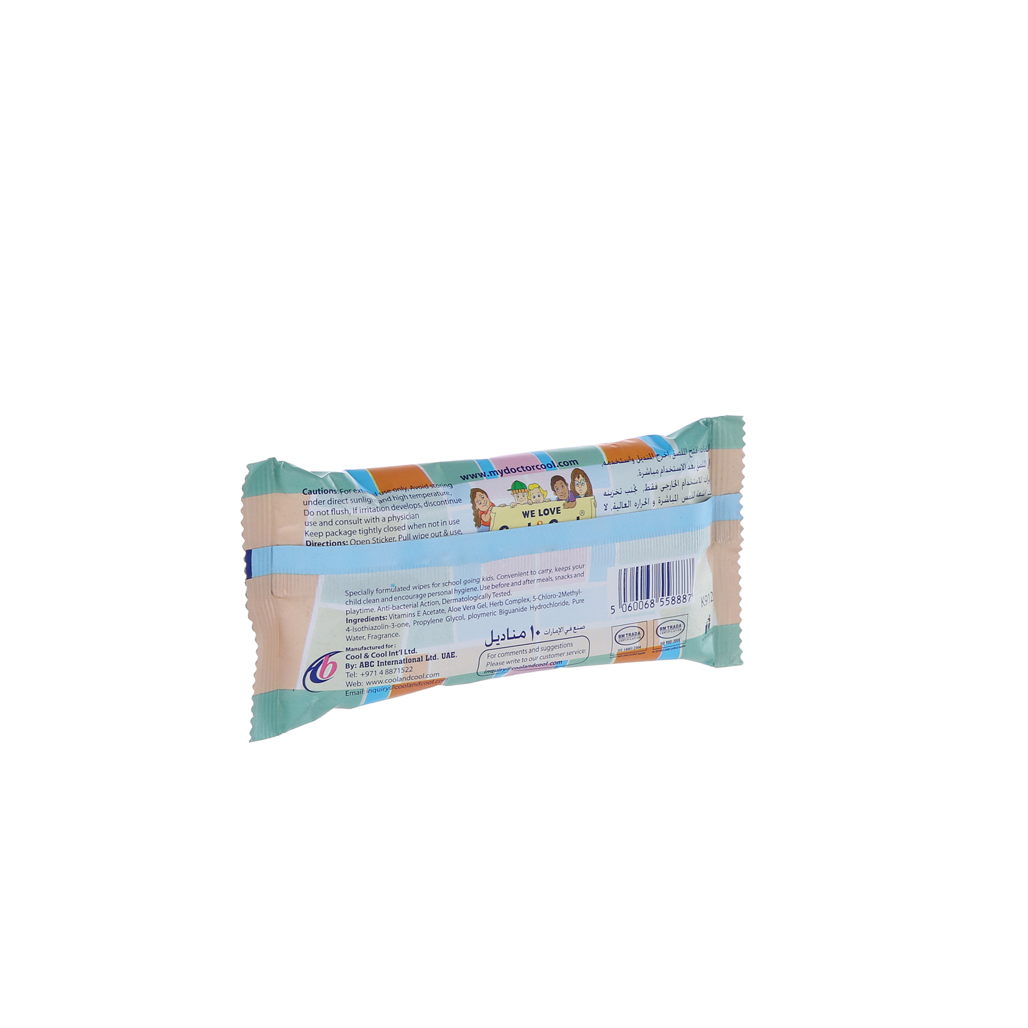 Cool & Cool Dr.Cool Kids Wipes 10 Wipes