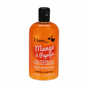I Love Bubble Mango & Papaya Bath & Shower Cream  500Ml