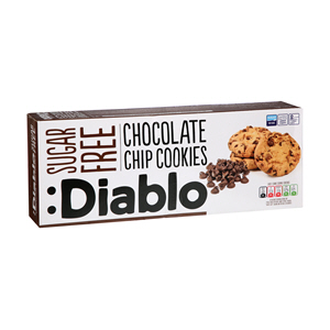 Diablo Chocolate Chip Cookies Sugar Free 130 g