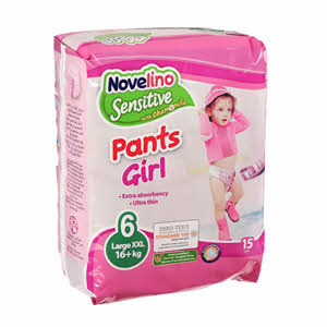 Novelino Sensitive Pants Girl  N6 16+Kg