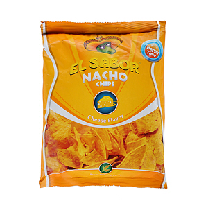 El Sabor Nachos Cheese Flavor Chips 100 g