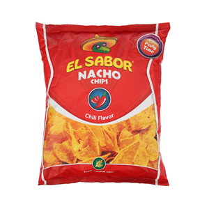 El Sabor Nachos Chilli Flavor Chips 225 g
