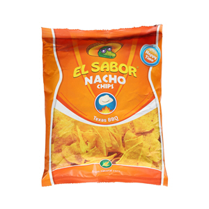 El Sabor Nachos BBQ Flavor Chips 100 g
